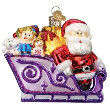 Old World Christmas Ribbon Candy Glass Ornament Sweets Food 36055 Red