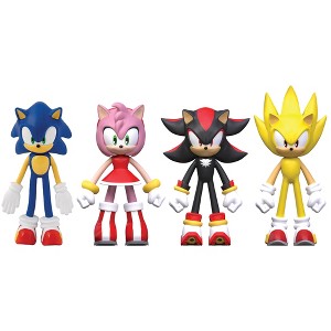 FleXfigs: Sonic The Hedgehog Series 2 - 4 Character Pack -Ages 3+ - 1 of 4