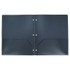 2 Pocket Plastic Folder Black - up&up™ - 2 of 2