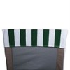 Design Imports Hunter Green Stripe Lounge Chair Beach Towel With Top Fitted Pocket 26X82 - 2 of 4