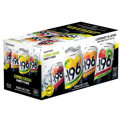 -196 Combo Crush Variety Pack RTD Vodka - 8pk/355ml Cans