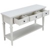 CAVINAS Modern Console Table with 3 Drawers and Open Shelf,50 inch Rectangle Entryway Table for Living Room,Hallway - 4 of 4
