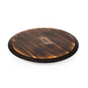 NFL Tampa Bay Buccaneers Fire Acacia Wood Lazy Susan Serving Tray - 1 of 3