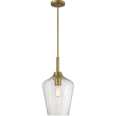Savoy House Carlton 1 - Light Pendant in  Warm Brass