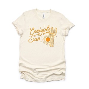 Simply Sage Market Women's Cowgirls Wanna Have Sun Short Sleeve Graphic Tee - 1 of 3