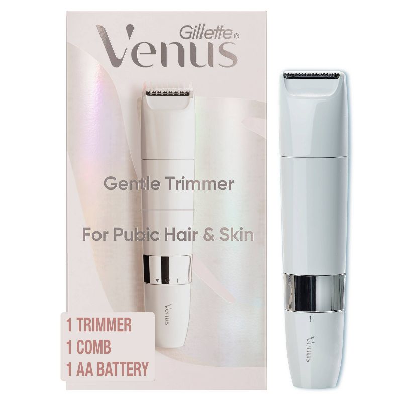 Venus for Pubic Hair &#38; Skin Gentle Trimmer + 1 Attachment Comb - 2pk, 1 of 15