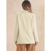Allegra K Women's Long Sleeve Breast Pocket Blazer - 3 of 4