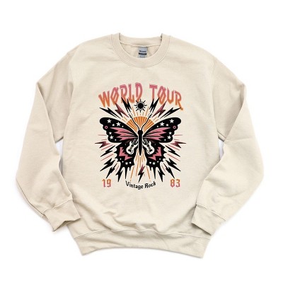 Simply Sage Market Women's Graphic Sweatshirt Vintage World Tour