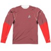 Men's Star Trek Movie Engineering Uniform Front Back Print Long Sleeve Costume T-Shirt - 2 of 4