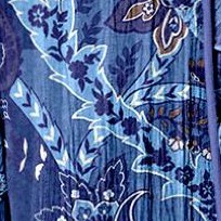 navy ornate paisley