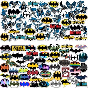 Batman 100ct Vinyl Large Deluxe Stickers Variety Pack - 1 of 4