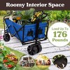 Heavy-Duty Collapsible Wagon with Telescoping Handle by Nature Spring - 2 of 4