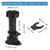 Unique Bargains Plastic Non-Skid Adjustable Furniture Leveling Feet for Sofa 4 Pcs - 2 of 4