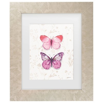 Trademark Fine Art Lisa Audit Obviously Pink 10A Matted Framed Art