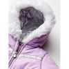 LONDON FOG Girl's Heavyweight 2-Piece Puffer Coat & Snow Bib Snowsuit Sets - 3 of 4