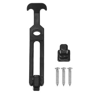 Unique Bargains Rubber Flexible Draw Latches Durable Flexible T-Handle with Screws 1 Pc - 1 of 4