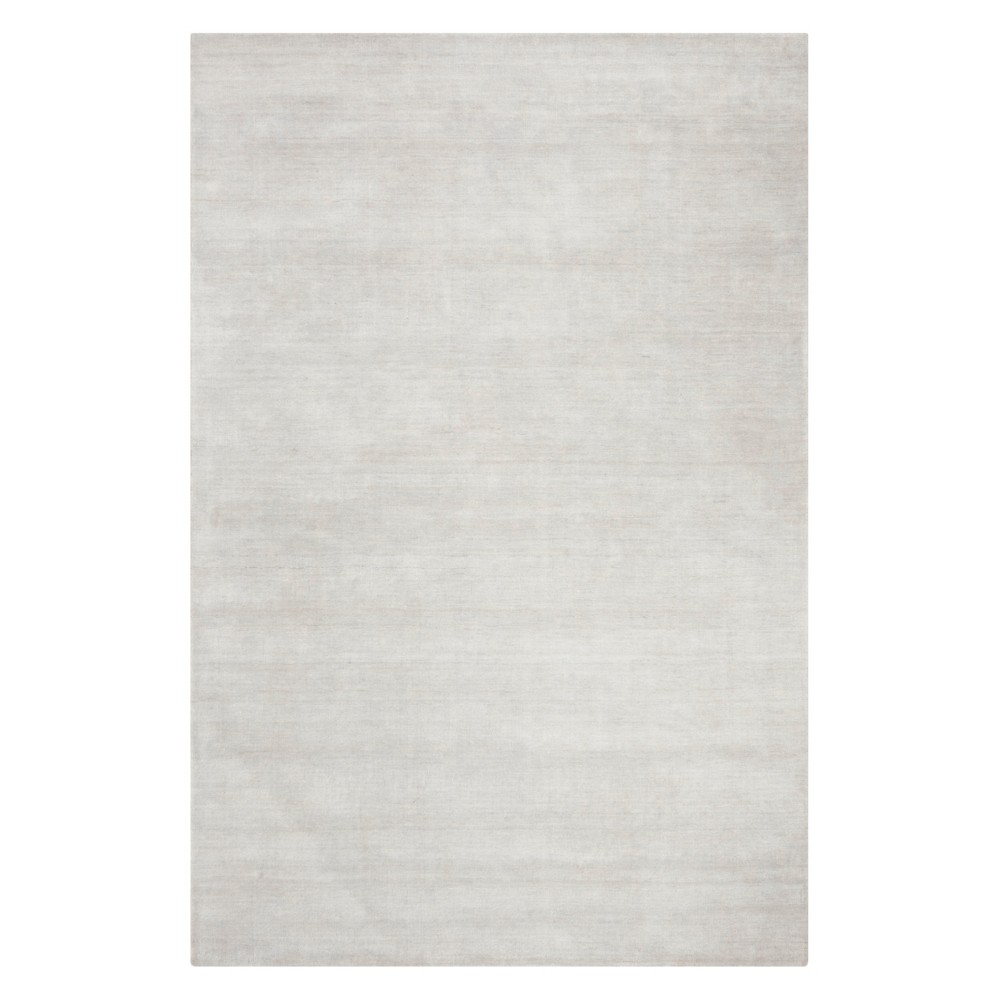 6'x9' Solid Area Rug Silver/Gray - Safavieh