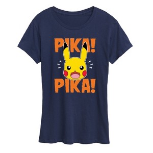 Women's - Pokémon - Pika Pika Scared Short Sleeve Graphic T-Shirt - 1 of 4