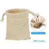 Unique Bargains 100% Cotton Reusable Washable Dust Drawstring Bags 12 Pcs - 3 of 4