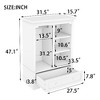 NicBex Kids Open Wardrobe Closet with Safety Rounded Corners, Hanging Rod & Drawers, Bedroom Dresser Storage, Storage Cabinet, Dresser for Closet - 3 of 4
