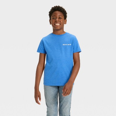 Boys' Short Sleeve Gameplay Graphic T-Shirt - Cat & Jack™ Blue