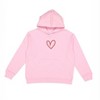 The Juniper Shop Embroidered Hand Drawn Heart Youth Graphic Hoodie - 2 of 3