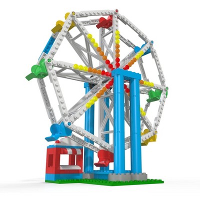 CDX Blocks: Fun Fair Ferris Wheel - 227 Pieces, Brick Building Set, Amusement Park Ride Model, Promotes STEM Learning