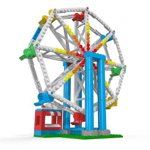 CDX Blocks: Fun Fair Ferris Wheel - 227 Pieces, Brick Building Set, Amusement Park Ride Model, Promotes STEM Learning - image 1 of 4