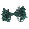 Northlight Commercial C9 Christmas Light Socket Set - 50' - Green - 12" Spacing - 2 of 2