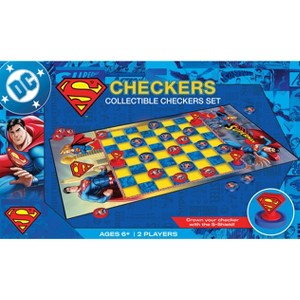 MasterPieces Officially licensed Superman Checkers Board Game for Families and Kids ages 6 and Up - 1 of 4