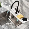 REGALWOVEN  Floral Kitchen Sink Splash Guard, Faucet Mat for Kitchen Sink Splash Guard - 3 of 4