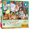 MasterPieces 500 Piece Glitter Christmas Jigsaw Puzzle - Wisker Wishes - 2 of 4