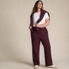 Lands' End Women's Serious Sweats High Rise Relaxed Straight Leg Pants - 4 of 4