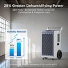 Moiswell Commercial Dehumidifier with Pump Heavy-Duty Moisture Control for Basement Warehouse, Industry Water Damage Unit, Auto Defrost - 2 of 4