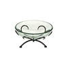 Cheung's Olivan Tempered Glass Bowl & Metal Stand - Round - 4 of 4