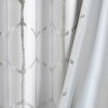 Kumasinova 84"/63" Full Blackout Curtains,Metallic Print Window Curtains Panel with Grommet Top,Kitchen Curtains for Living Room&Bedroom - 4 of 4