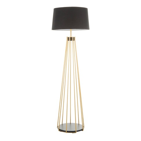 Canary Contemporary Floor Lamp With Metal Shade Black (includes Led Light  Bulb) - Lumisource : Target