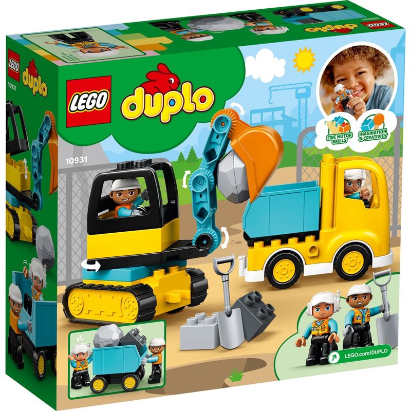 LEGO DUPLO Town Truck &#38; Tracked Excavator Toy 10931, 5 of 10