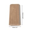 Unique Bargains Wood Grain Portable Eyeglasses Case 6.34"x3.31"x1.77" 1 Pc - 4 of 4