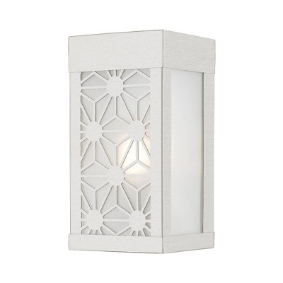Livex Lighting Berkeley 1 - Light Wall Light in  Brushed Nickel