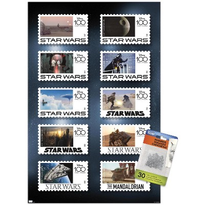 Trends International Disney 100th Star Wars - Stamp Grid Unframed Wall Poster Prints