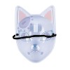 Demon Slayer Boys' Tanjiro Kamado Fox Warding Mask Halloween Costume Mask - White - One Size Fits Most - 3 of 4