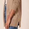 Women's Lightweight Open Front Cardigan Sweater Casual Long Sleeved Breathable Regular Fit Cardigans - 3 of 4