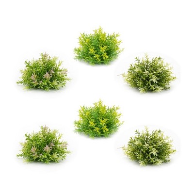 Melrose Varigated Mini Leaf Half Orb (Set of 6)