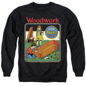 Men's Steven Rhodes Woodwork for Kids Crewneck Sweatshirt - 1 of 4