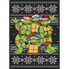 Women's Teenage Mutant Ninja Turtles Ugly Christmas Sweater T-Shirt - 2 of 4