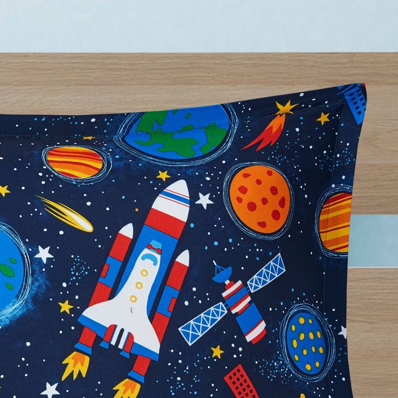 Bryson Ultra Soft Galaxy Outer Space Print Kids' Comforter Set - Mi Zone, 5 of 10