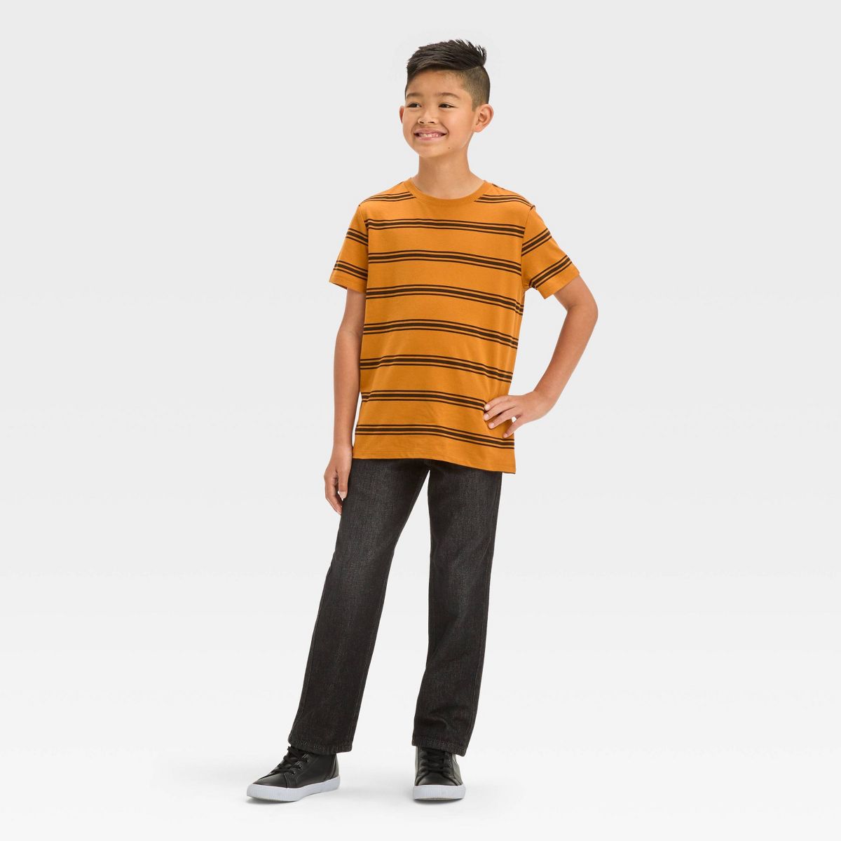 Boys' Straight Fit Pull-On Pants - Cat & Jack™ - thumbnail 3