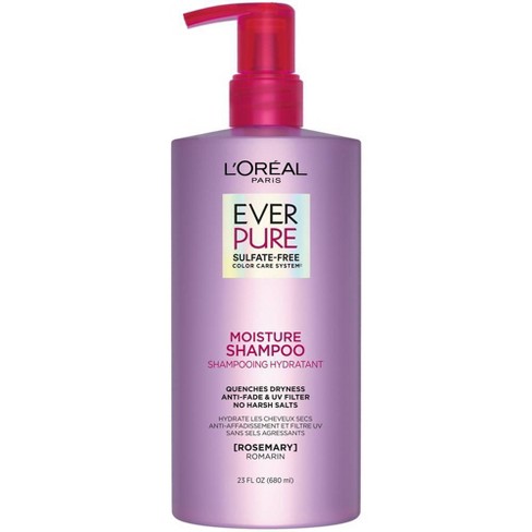Hensigt rolle dragt L'oreal Paris Everpure Moisturizing Sulfate Free Shampoo For Dry Hair - 23  Fl Oz : Target