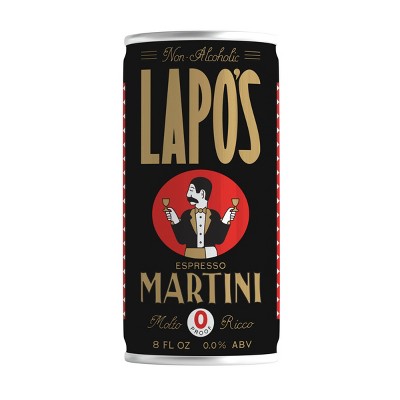 Lapo's Non-Alcoholic Espresso Martini Canned Cocktail - 4pk/236ml Cans